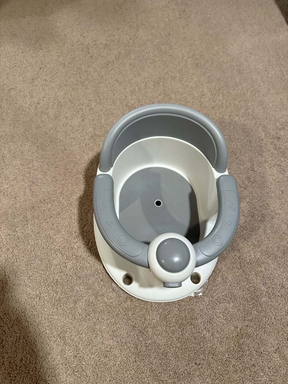 Baby Bath Seat YD-1958 Gray Suction Cups